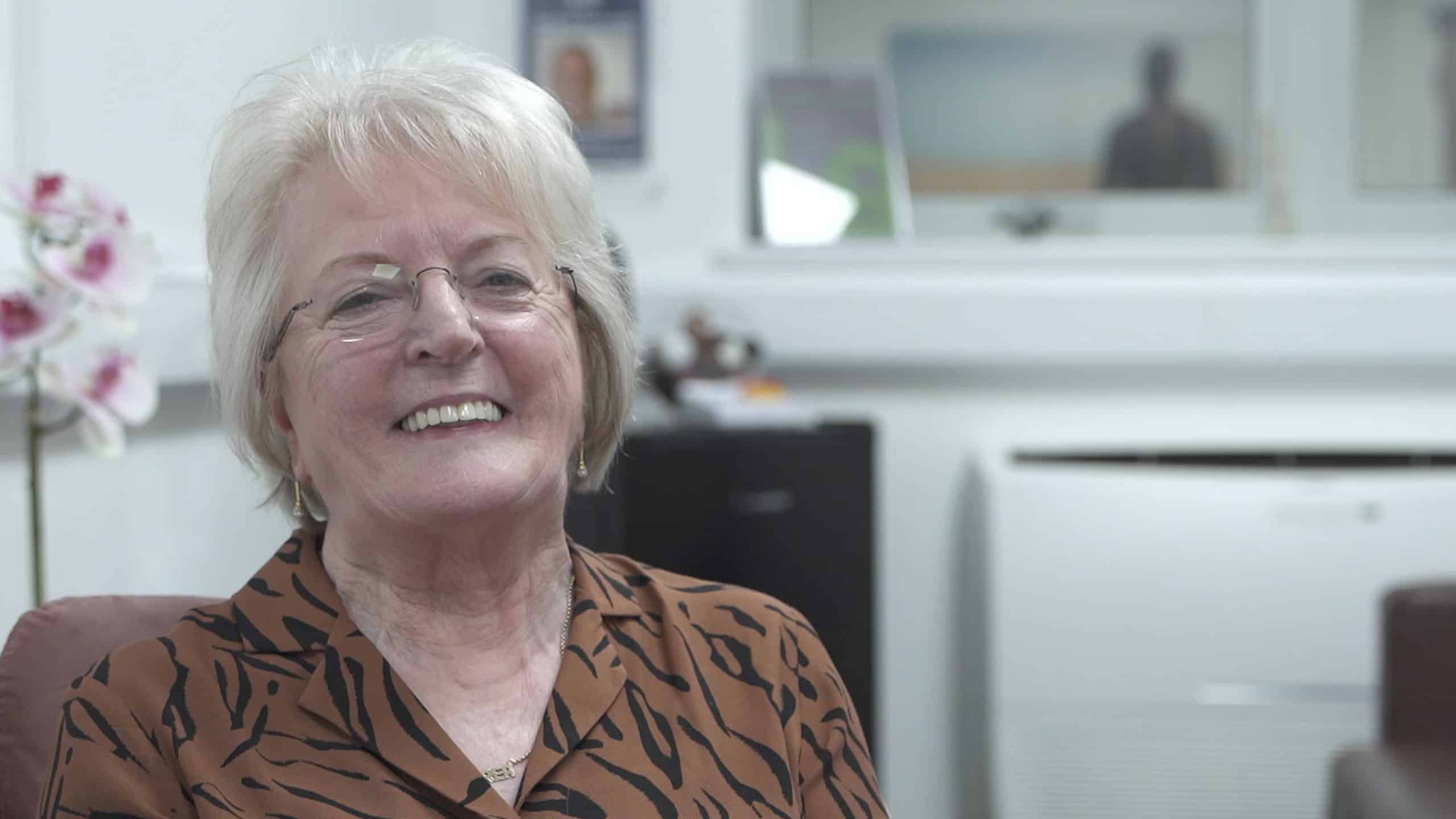 full mouth dental implant happy patient